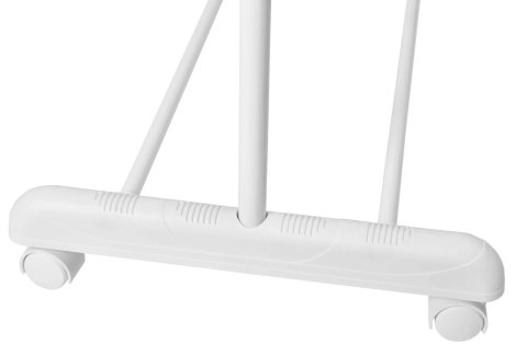 WIESZAK STOJĄCY NA KÓŁKACH ALIK BIAŁY POJEDYNCZY