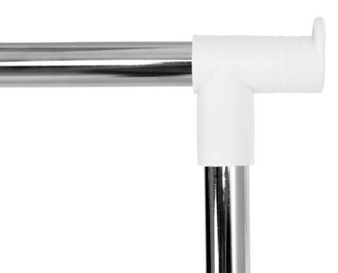 WIESZAK STOJĄCY NA KÓŁKACH ALIK BIAŁY POJEDYNCZY