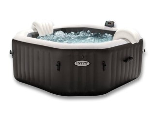 Dmuchane jacuzzi ośmiokątne hydromasaż 4 os. 180x71 cm akcesoria premium INTEX 28458