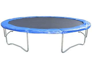 Osłona sprężyn do trampoliny 8ft miękka mata zabezpieczająca niebieskia - 244 250 cm