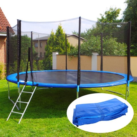 Osłona sprężyn do trampoliny 8ft miękka mata zabezpieczająca niebieskia - 244 250 cm Osłona sprężyn do trampoliny 8ft miękka mata zabezpieczająca niebieskia - 244 250 cm