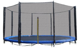 Siatka zewnętrzna do trampoliny 12ft 8 słupków 366cm
