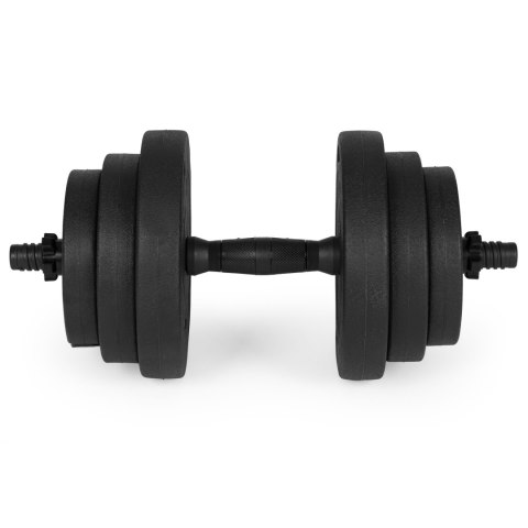 Hantle regulowane 2x10 kg sztanga zestaw 20 kg gryf