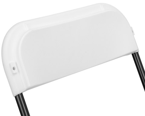 Krzesło składane cateringowe SIMPLO BLACK białe