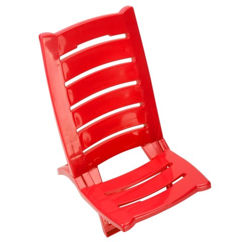 Krzesło plażowe TIRRENO czerwone