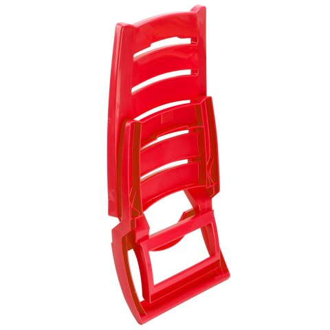 Krzesło plażowe TIRRENO czerwone