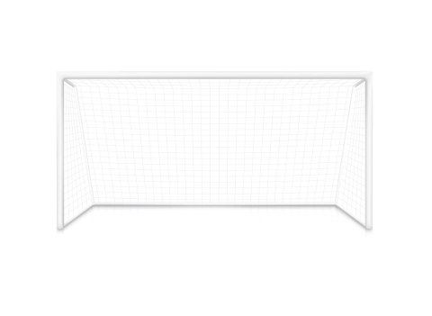 Bramka piłkarska treningowa z siatką 180x120 cm czarno-biała MultiGarden