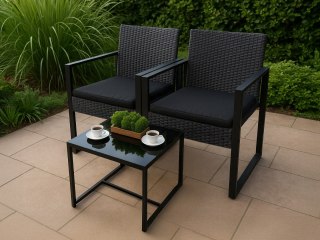Zestaw Mebli Ogrodowych COFFI STOLIK + 2 KRZESŁA