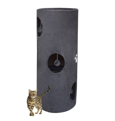 Drapak/Tuba/ Wieża dla Kota 100cm Siwy Drapak/Tuba/ Wieża dla Kota 100cm Siwy