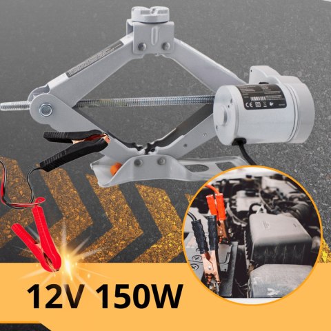 Elektryczny podnośnik samochodowy 2T 12V z pilotem wys. 12-35cm lekki 4.3kg Elektryczny podnośnik samochodowy 2T 12V z pilotem wys. 12-35cm lekki 4.3kg