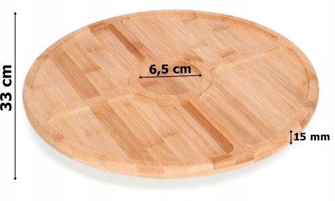 BAMBUSOWA DESKA DO PRZEKĄSEK I SERÓW GRACJA