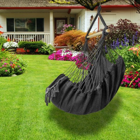 HAMAK BRAZYLIJSKI KRZESŁO WISZĄCE BAHIO GRAFITOWE