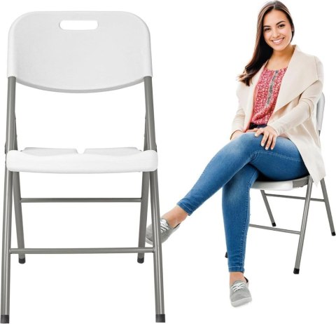 KRZESŁO CATERINGOWE WHITE BIAŁE