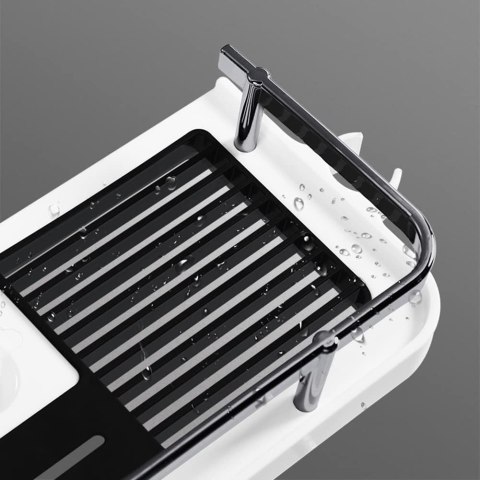 PÓŁKA ŁAZIENKOWA LIBRE Z HACZYKAMI