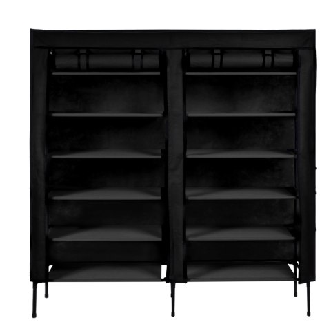 SZAFA TEKSTYLNA NA BUTY GABI CZARNA