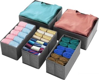 ZESTAW 6 ORGANIZERÓW DO SZUFLAD BRUCE