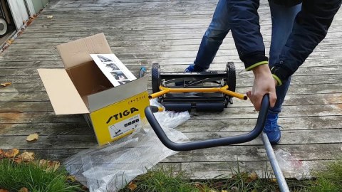 Kosiarka Ręczna STIGA SCM 240 R - 40 cm Koszenia 5 Ostrzy 3 Poziomy