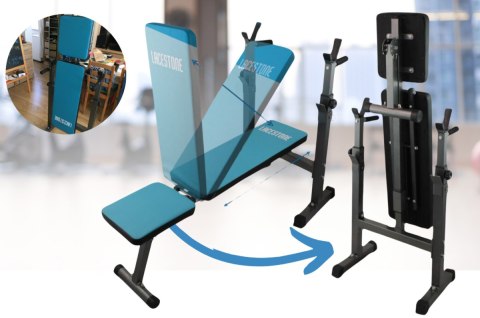Ławka treningowa składana regulowana lacestone siłownia domowa 230 kg