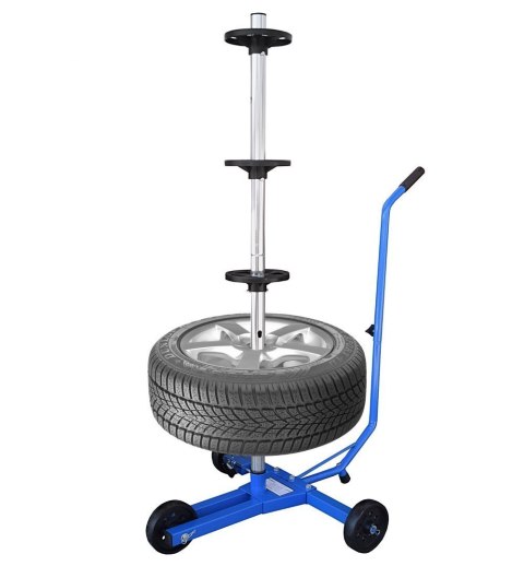 Mobilny Stojak Na Opony Felgi Koła 4 szt. 100kg 72cm Organizer Warsztatowy Mobilny Stojak Na Opony Felgi Koła 4 szt. 100kg 72cm Organizer Warsztatowy
