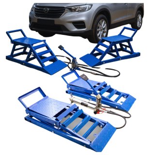 Najazdy hydrauliczne rampy samochodowe 2720 kg regulowane 16 40 cm suv