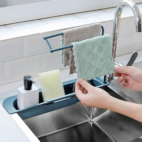 ORGANIZER DO ZLEWOZMYWAKA REGULOWANY 36-50,5 CM PRAKTYCZNY BIAŁY BITUXX