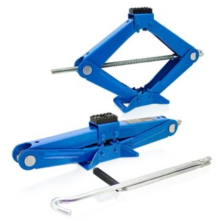 Podnośnik nożycowy 2t żaba z korbą ręczną 105 380 mm stalowy uniwersalny