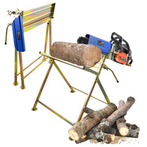 Stojak do cięcia drewna Koziołek do drewna z uchwytem na piłę 45cm 120kg Stojak do cięcia drewna Koziołek do drewna z uchwytem na piłę 45cm 120kg