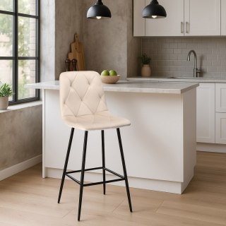 Hoker barowy KINGSTON beżowy Velvet