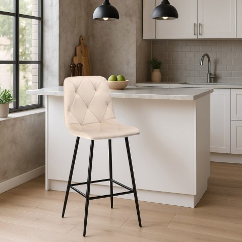 Hoker barowy KINGSTON beżowy Velvet