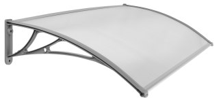 Daszek plastikowy Eko 80 x 150cm szary