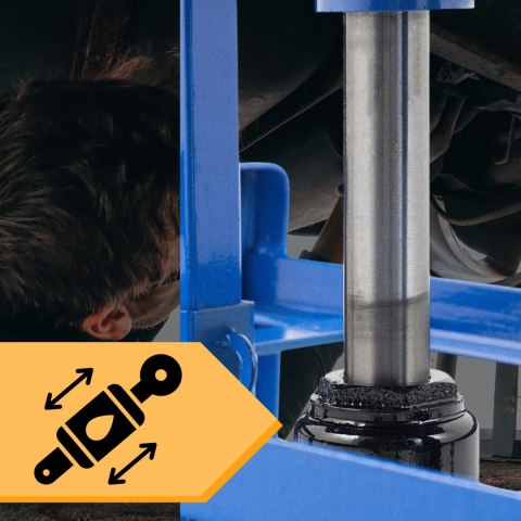Rampy najazdowe z podnośnikiem hydraulicznym 2x2000 kg stalowe regulowane Rampy najazdowe z podnośnikiem hydraulicznym 2x2000 kg stalowe regulowane