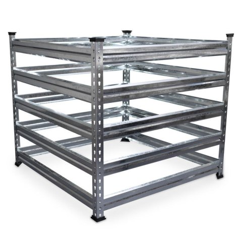 Kompostownik 90x90x93cm stal ocynkowana du偶ej pojemno艣ci Kompostownik 90x90x93cm stal ocynkowana du偶ej pojemno艣ci