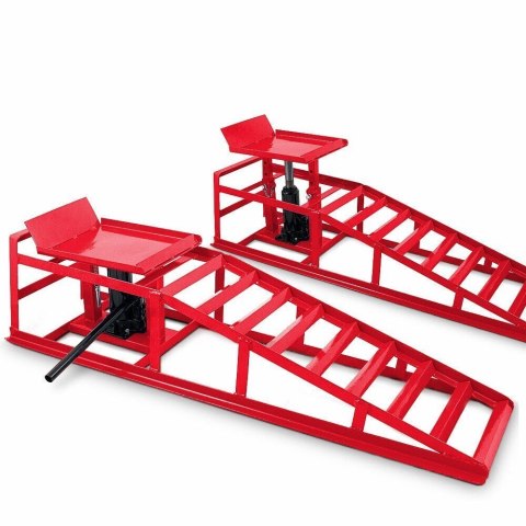 Podnośnik hydrauliczny rampy 2x 2000 kg regulowane auto serwis warsztat Podnośnik hydrauliczny rampy 2x 2000 kg regulowane auto serwis warsztat