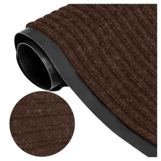 Wycieraczka pod drzwi 80x120 cm YOLANDA brązowa