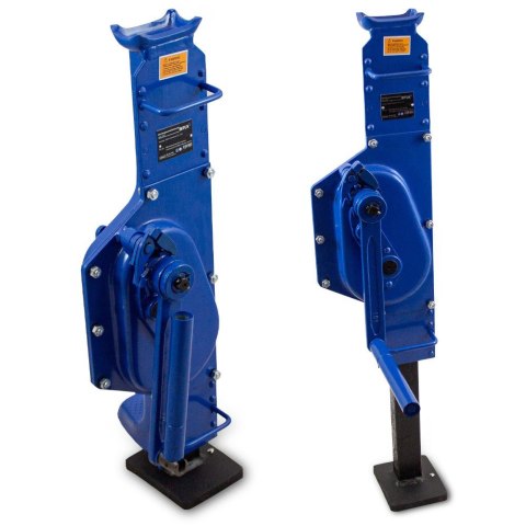 Podnośnik przemysłowy 10t mechaniczny 800-1210mm stalowy niebieski Podnośnik przemysłowy 10t mechaniczny 800-1210mm stalowy niebieski