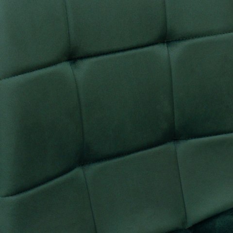 Krzesło welurowe MONTANA VELVET ciemnozielone